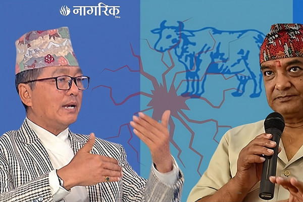 राप्रपाभित्रको कलहः धवल शमसेरको काँधमा विक्रम पाण्डेको बन्दुक